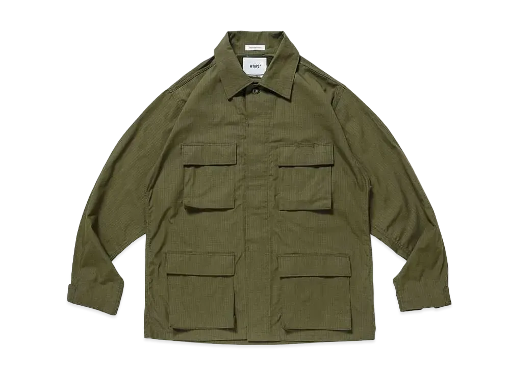 Wtaps WMILL-LS 01 / LS / NYCO. RIPSTOP "Olive Drab"