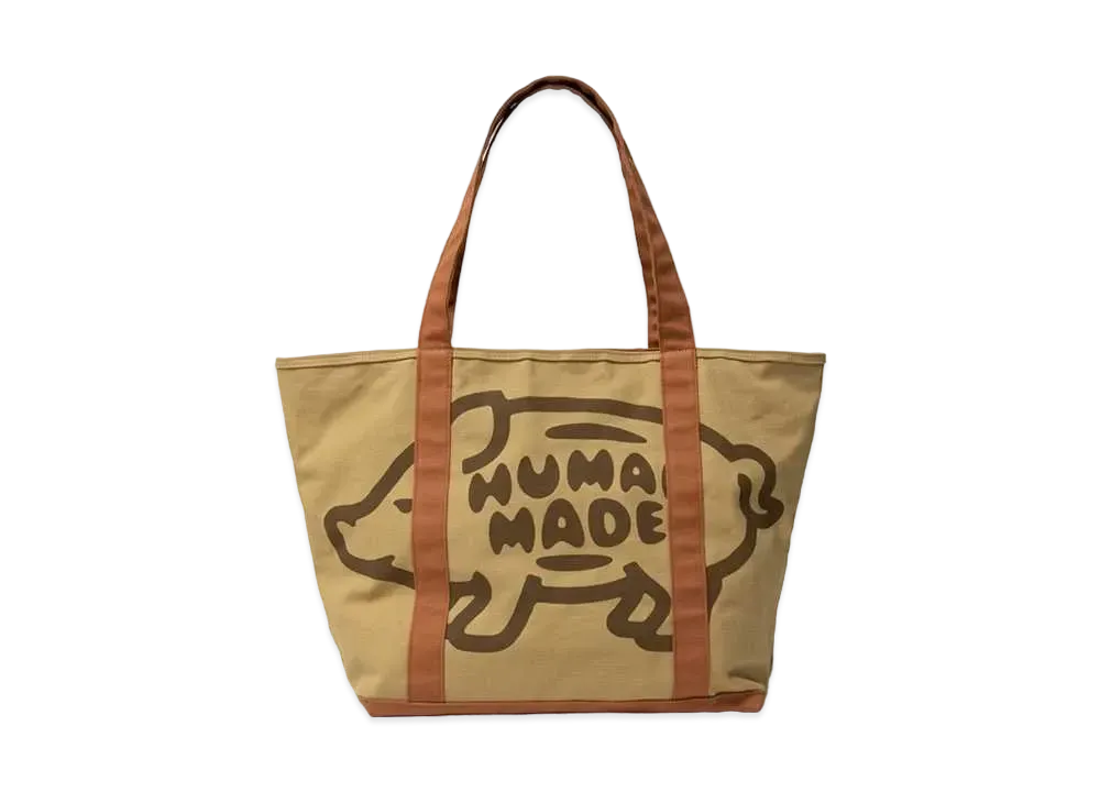 HUMAN MADE COLOR TOTE BAG LARGE "Tan"