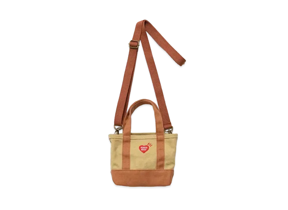 HUMAN MADE MINI SHOULDER COLOR TOTE BAG "Tan"