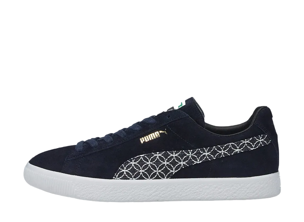 Sashiko × Puma Suede Vintage Made In Japan "Navy"