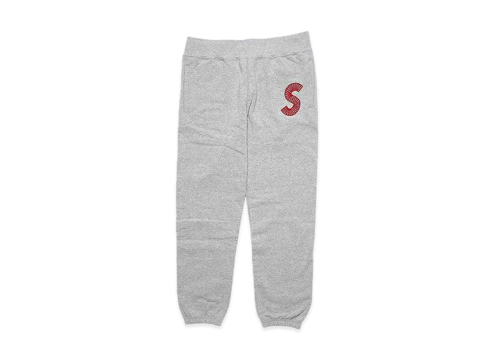 シュプリーム エス ロゴ フーデッド スウェットボトムス "グレー" (20FW)