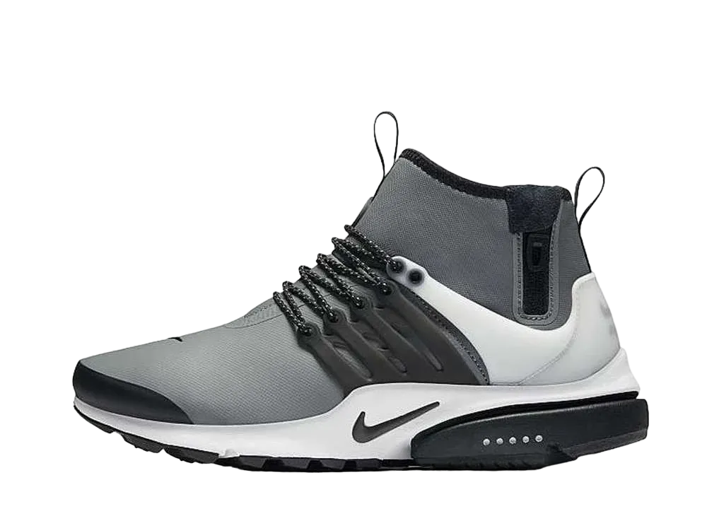 ナイキ エアプレスト ミッド ユーティリティ "クールグレー"