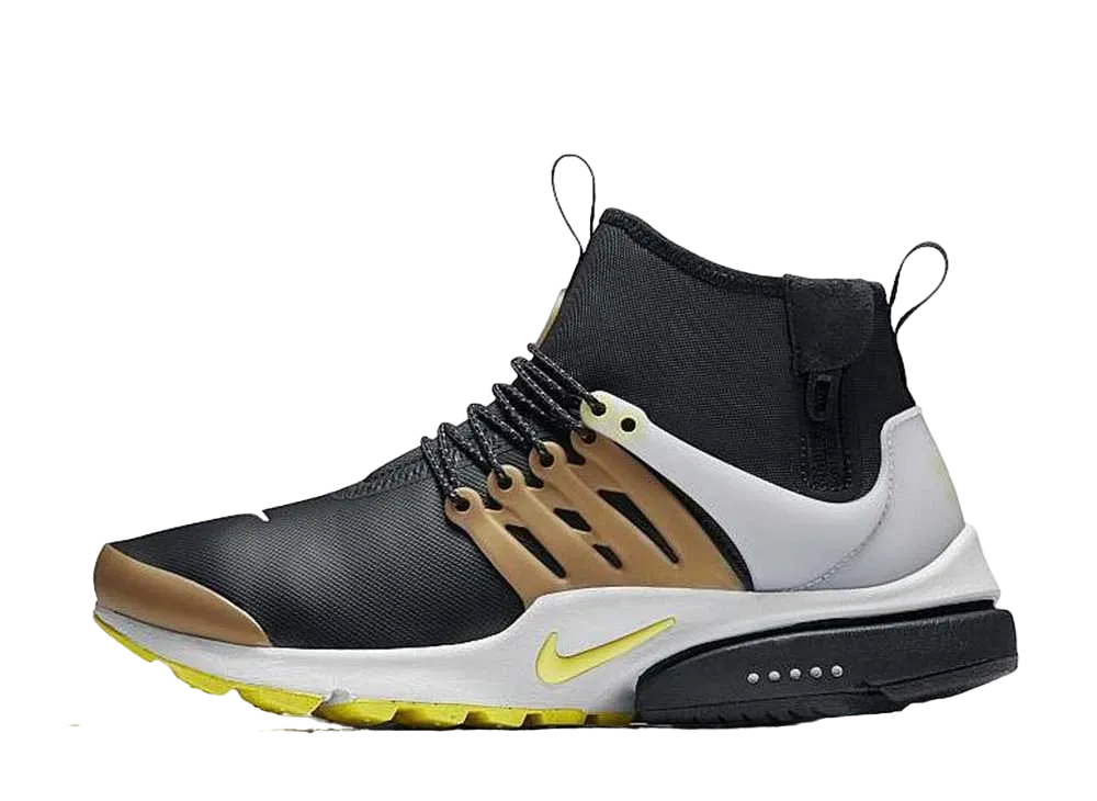 Nike Air Presto Mid Utility "Black/Yellow Streak"