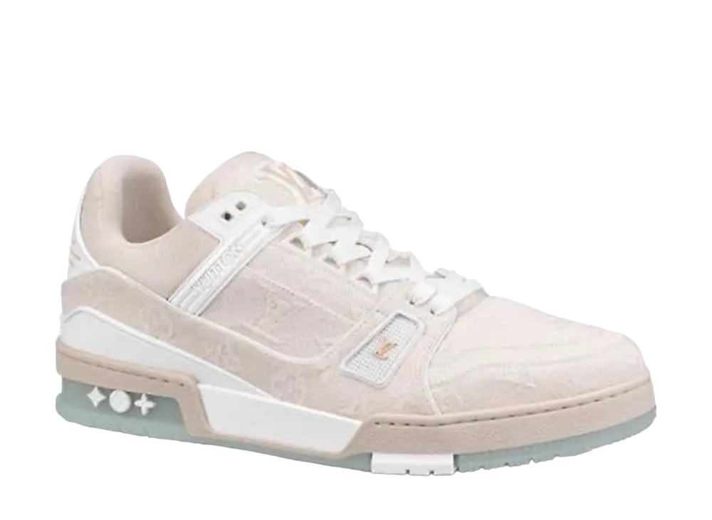 LOUIS VUITTON TRAINER LINE SNEAKER "WHITE DENIM"