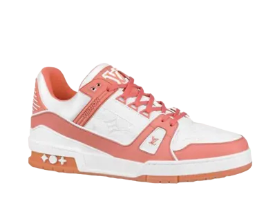 LOUIS VUITTON TRAINER LINE SNEAKER "PEACH"