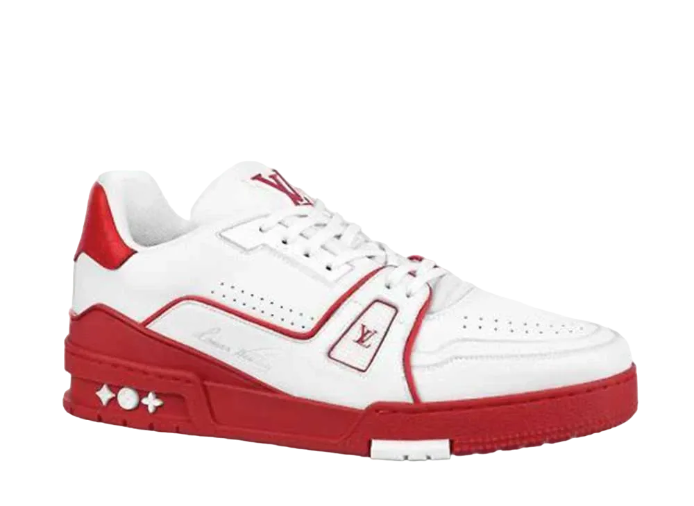 LOUIS VUITTON TRAINER LINE SNEAKER "ROUGE"