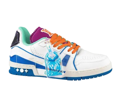 LOUIS VUITTON TRAINER LINE SNEAKER JP "NEON BLUE"