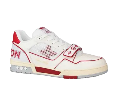 LOUIS VUITTON TRAINER LINE SNEAKER VEIL "ROUGE"