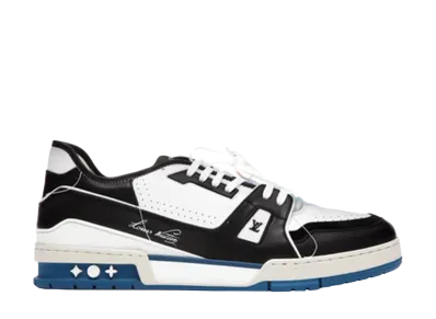 LOUIS VUITTON TRAINER LINE SNEAKER "BLACK BLUE"
