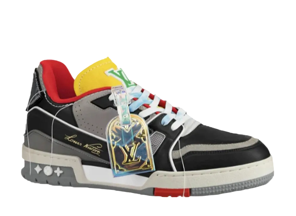 LOUIS VUITTON TRAINER LINE SNEAKER "Black Yellow"