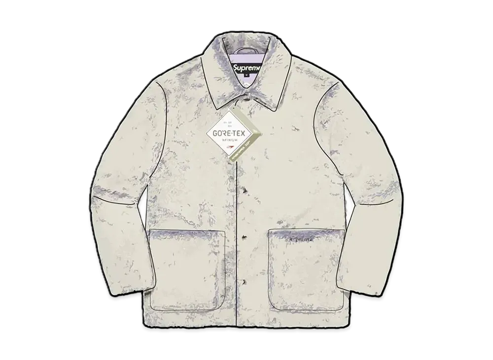 Supreme 2-Tone Faux Fur Shop Coat "Lilac"