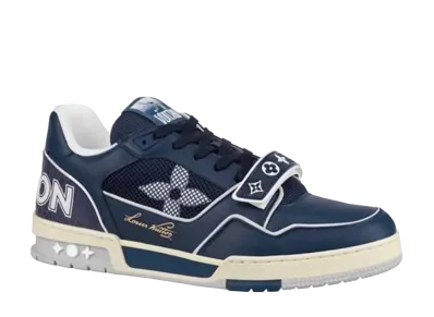 LOUIS VUITTON TRAINER LINE SNEAKER JP "NAVY"