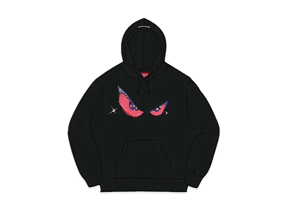 シュプリーム アイズ フーディー スウェットシャツ "ブラック"