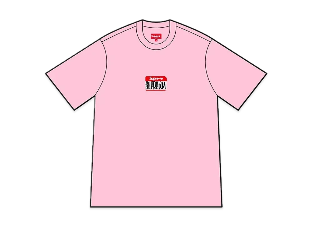 Supreme Gonz Nametag S/S Top "Pink"