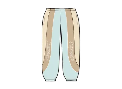 Supreme Track Paneled Sweatpant "Pale Blue"