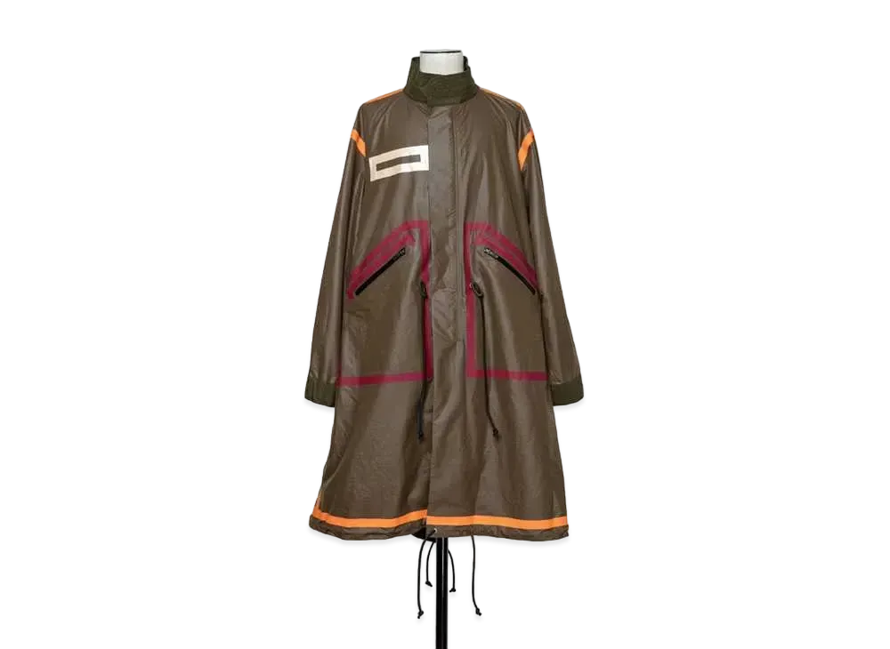 sacai x CLOT Reversible Coat "Khaki"