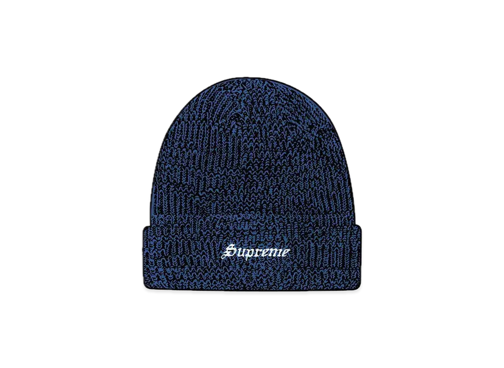 Supreme Twisted Loose Gauge Beanie "Blue"