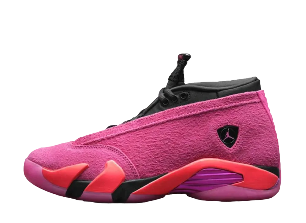 ナイキ ウィメンズ エアジョーダン 14 ロー レトロ "ショッキング  ピンク"