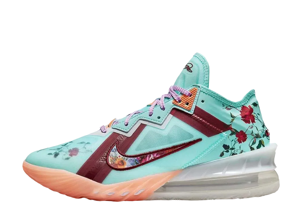 NIKE LEBRON 18 LOW "FLORAL"
