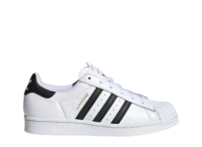 adidas Women's Superstar Triple Tongue "Footwear White/Core Black/Gold Metallic"