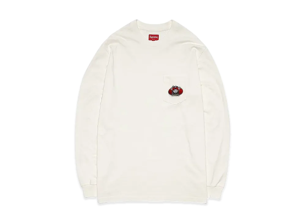 シュプリーム ヴァンパイア ボーイ エルエス ポケット Tシャツ "ナチュラル"