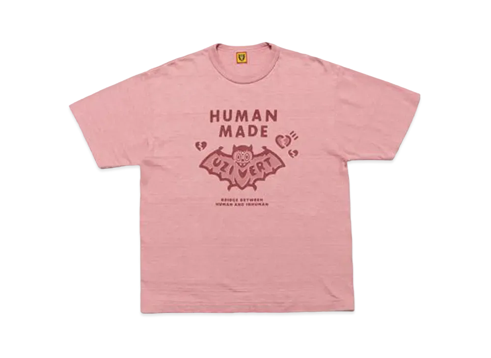 HUMAN MADELil × Uzi Vert T-Shirt "Pink"