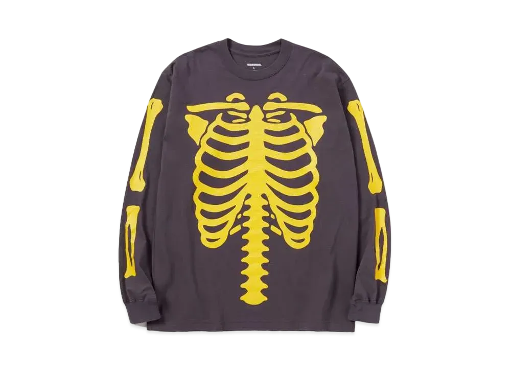 NEIGHBORHOOD BONES / C-TEE . LS "Grey"