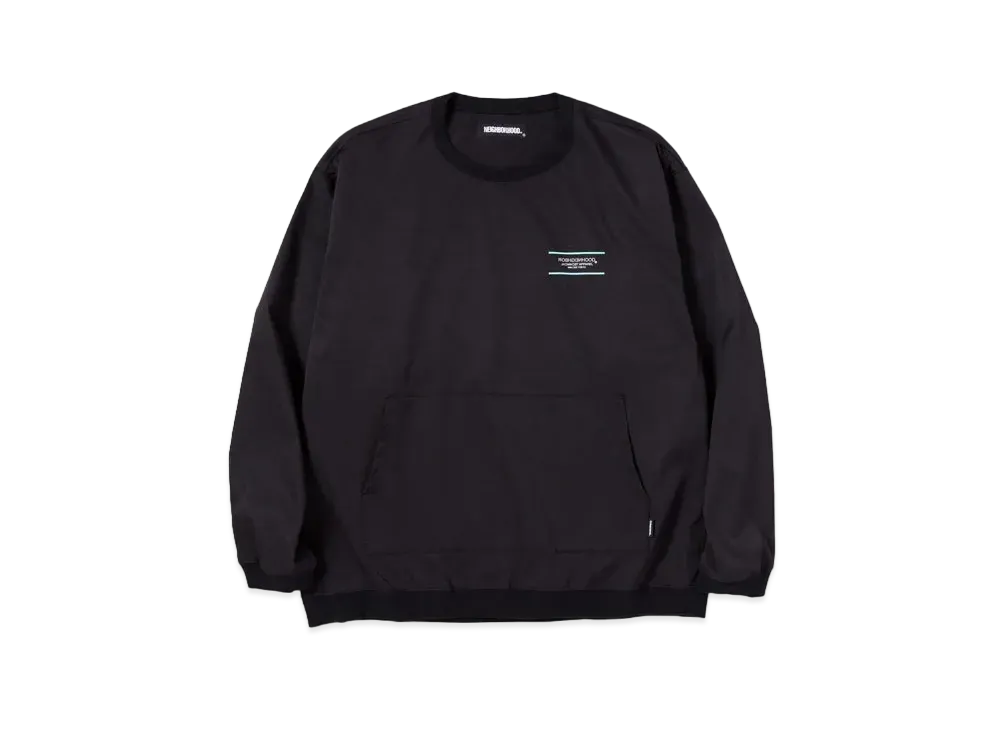 NEIGHBORHOOD HOME / E-SHIRT . LS "Black"