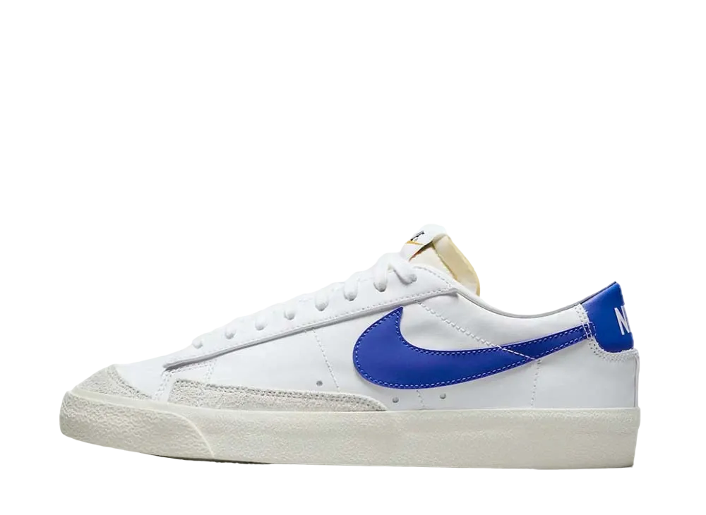 NIKE BLAZER LOW 77 VNTG "WHITE HYPER ROYAL"