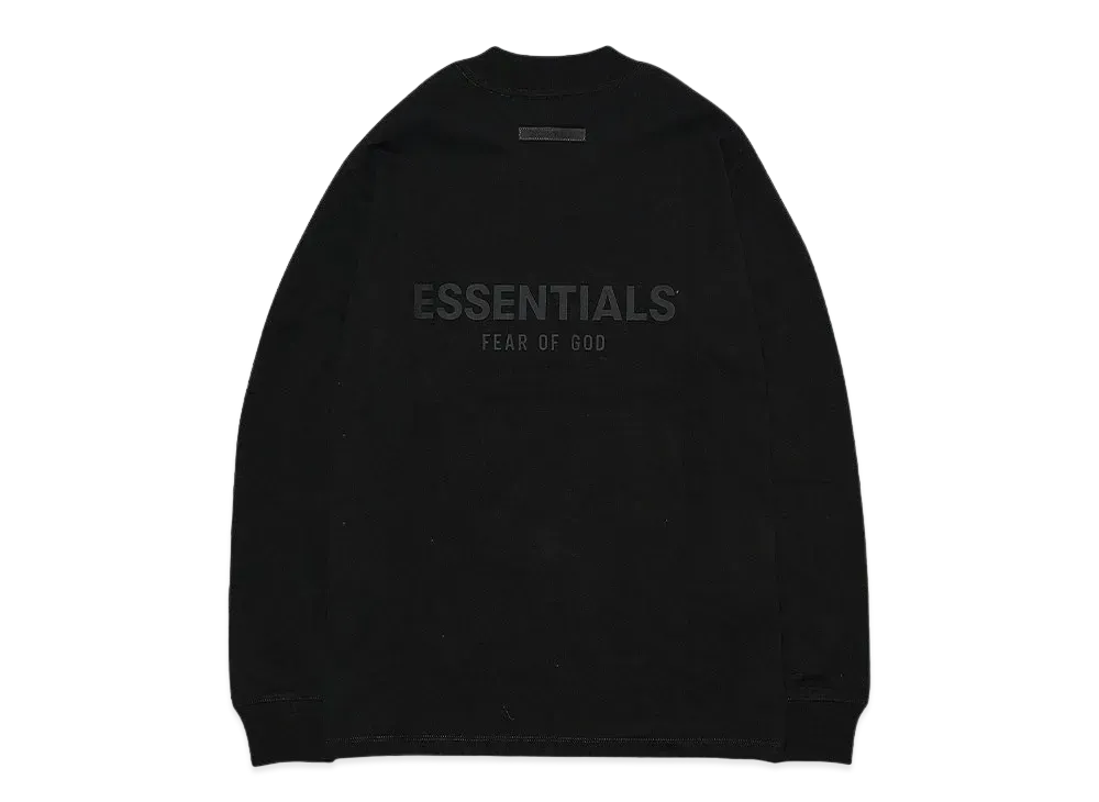 FEAR OF GOD ESSENTIALS Long Sleeve Tee "Black/Stretch Limo"