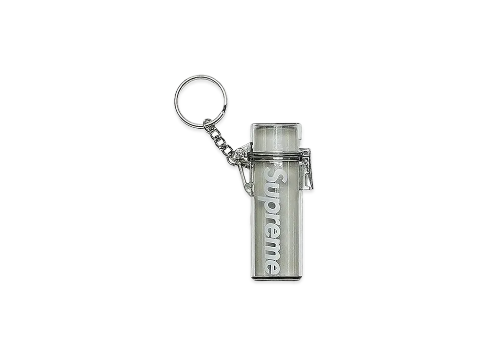 Supreme Waterproof Lighter Case Keychain "Smoke"