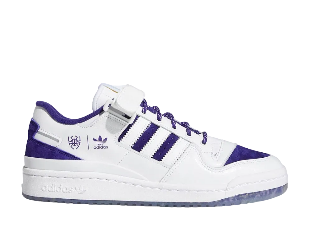 DONOVAN MITCHEL × adidas Forum Low "White/Collegiate Purple/Halo Mint"