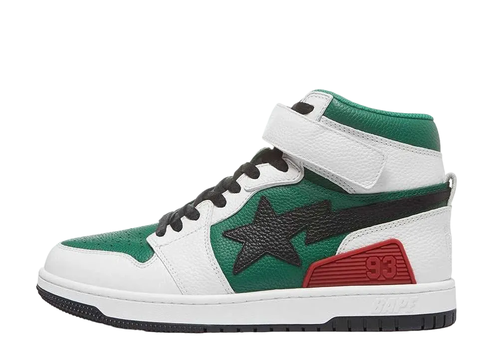 A BATHING APE®︎ BLOCK STA Hi #2 "White/Green"