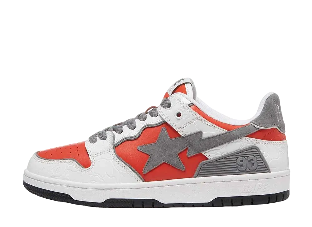 A BATHING APE®︎ SK8 STA #17 "White/Orange"