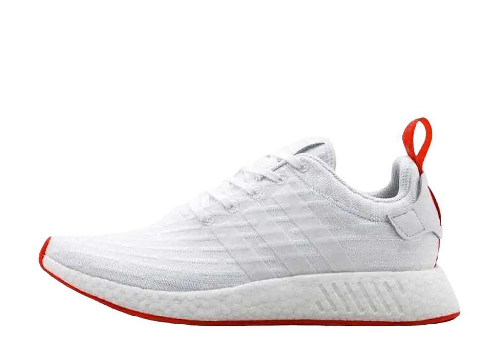 adidas NMD R2 "WHITE CORE RED TWO TONED"