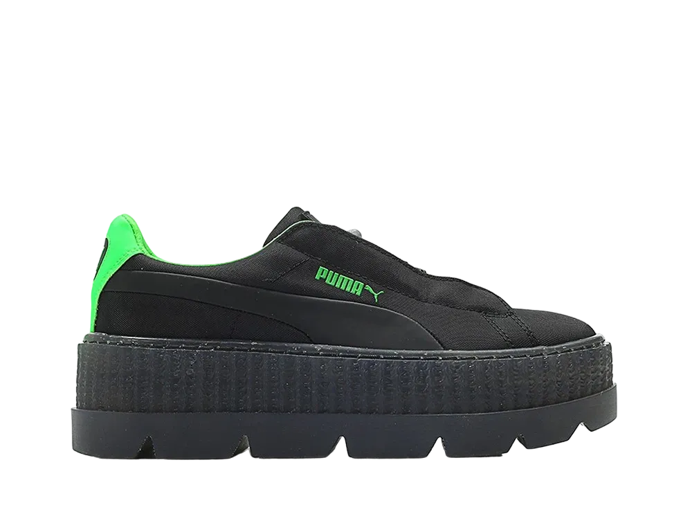 リアーナ × プーマ ウィメンズ クリーテッド クリーパー サーフ フェンティ "ブラック グリーン"