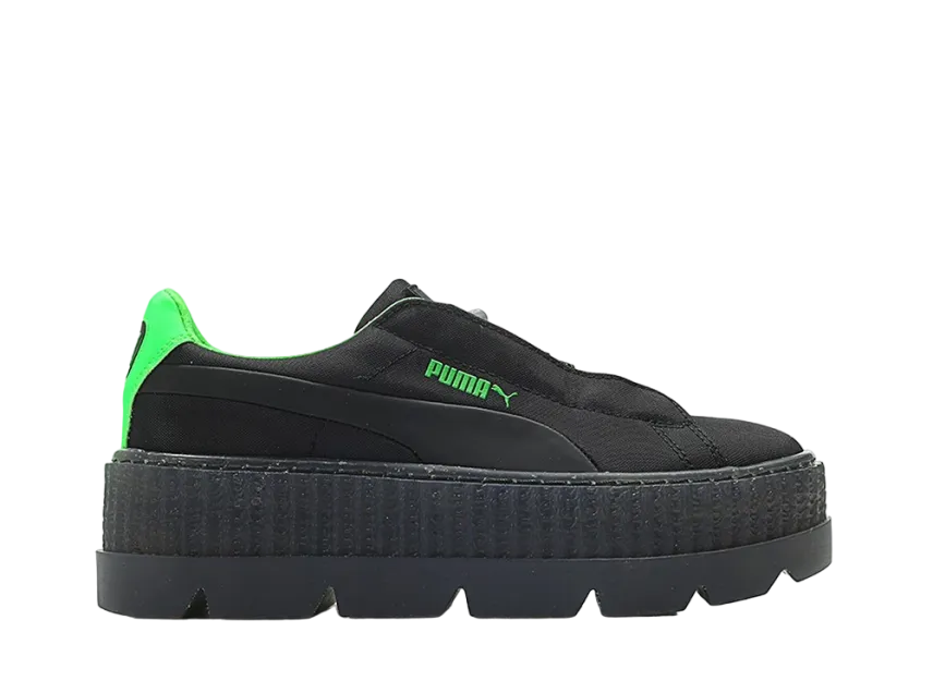 リアーナ × プーマ ウィメンズ クリーテッド クリーパー サーフ フェンティ "ブラック グリーン"