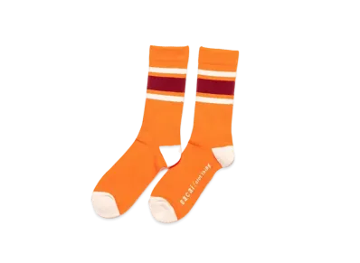 sacai sacai x CLOT Socks "Orange"