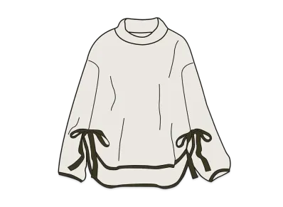 Uniqlo White Mountaineering Fleece Oversize Mockneck Pullover Women "Off White"