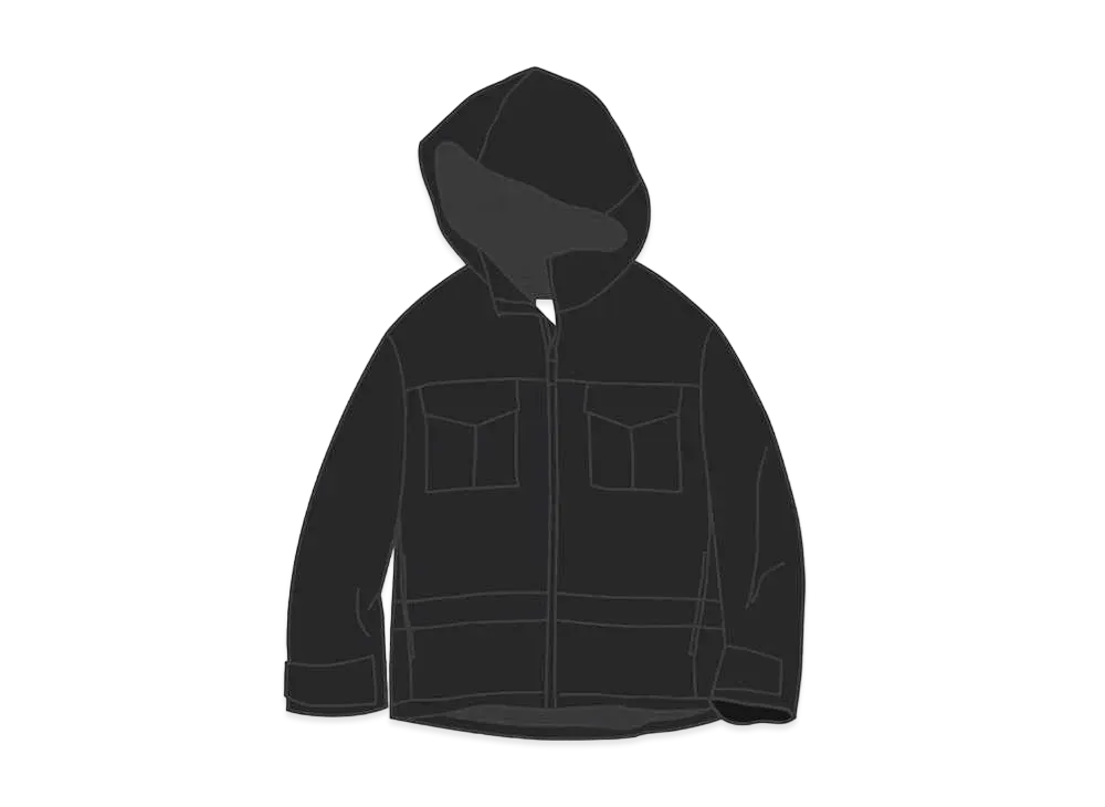 Uniqlo White Mountaineering Warm Padded Parka Kids "Black"
