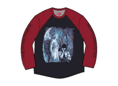 Supreme The Crow Raglan L/S Top #2 "Red"
