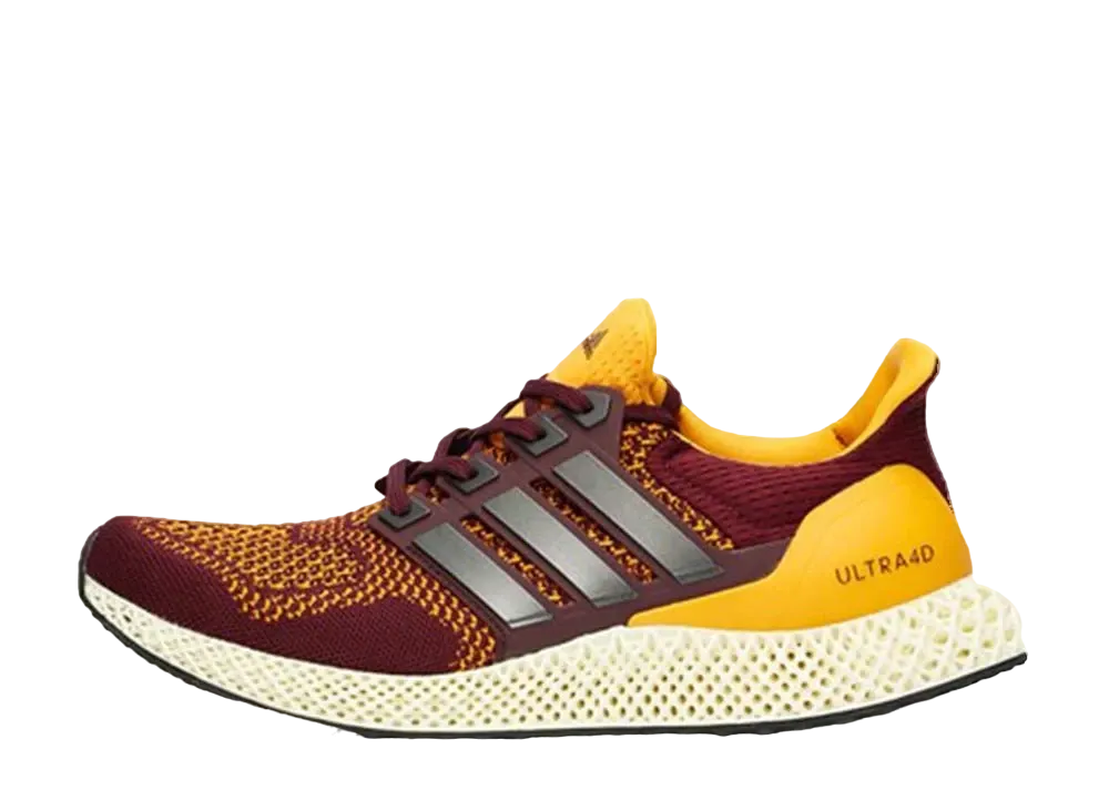 アディダス ウルトラ 4D "マルーン コアブラック セミ ソーラー ゴールド "