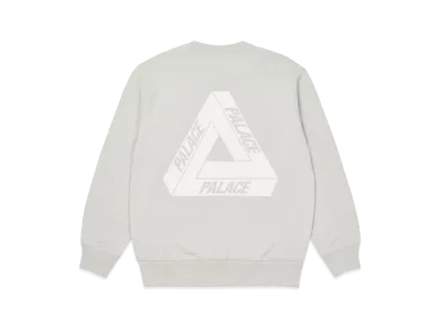 PALACE Slub Crew (FW21) "Grey"