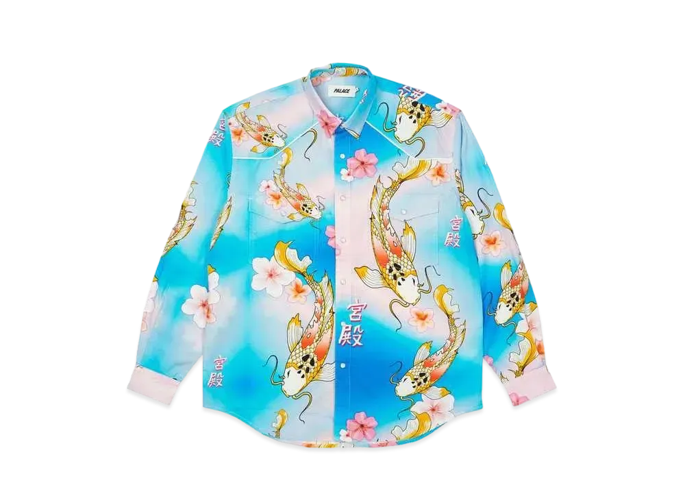 PALACE Carp Shirt "Blue"