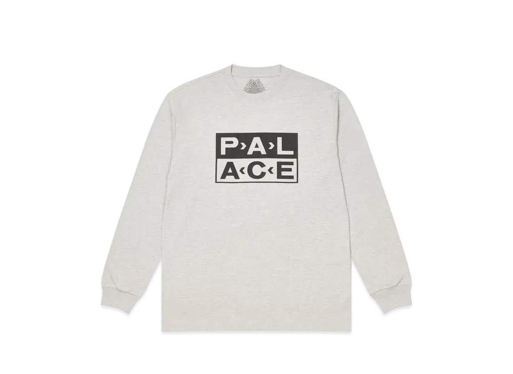 PALACE PAL Longsleeve "Marl Grey"