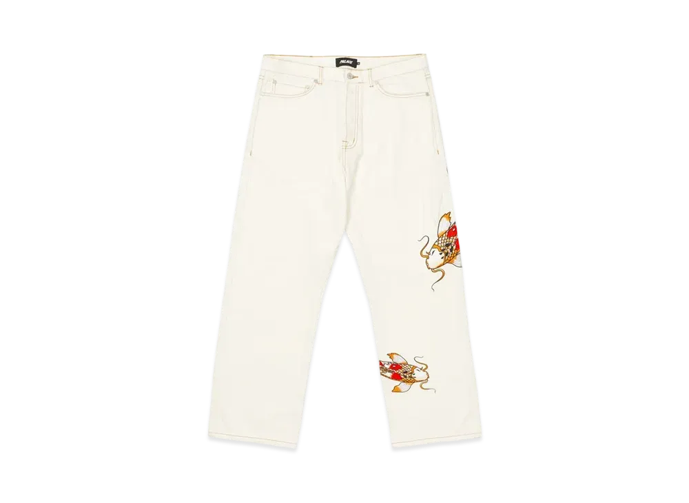 PALACE Carp Jean "White"