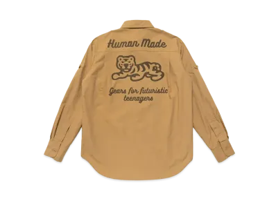 HUMAN MADE HUNTING L/S SHIRT "Beige"