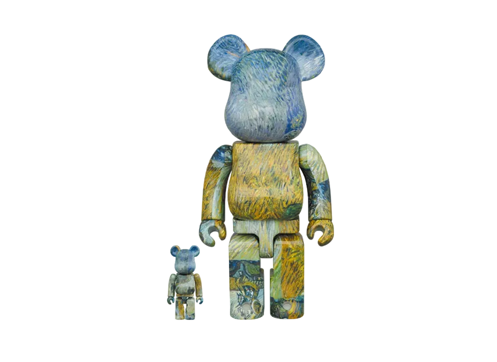 Bearbrick Van Gogh “Country Road in Provence by Night” 100% & 400%
