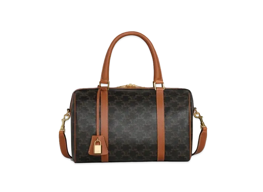 セリーヌ ボストンバッグ / トリオンフキャンバス "タン" 190372CAS.04LU