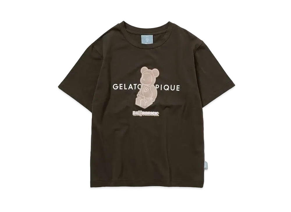 Bearbrick GELATO PIQUE Unisex One Point T-shrit "Grey"